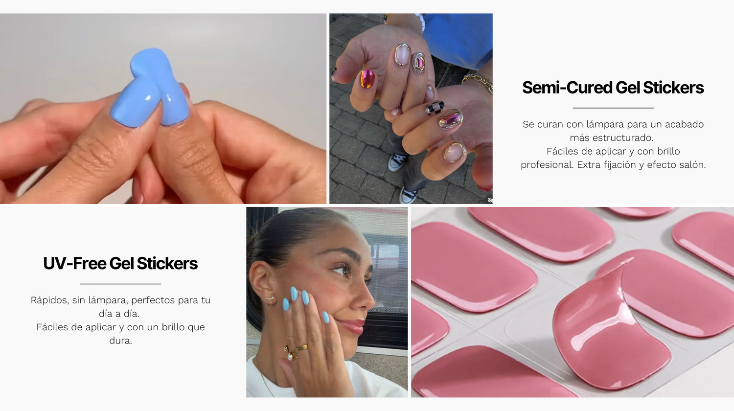 uñas gel stickers Craze manicure en casa