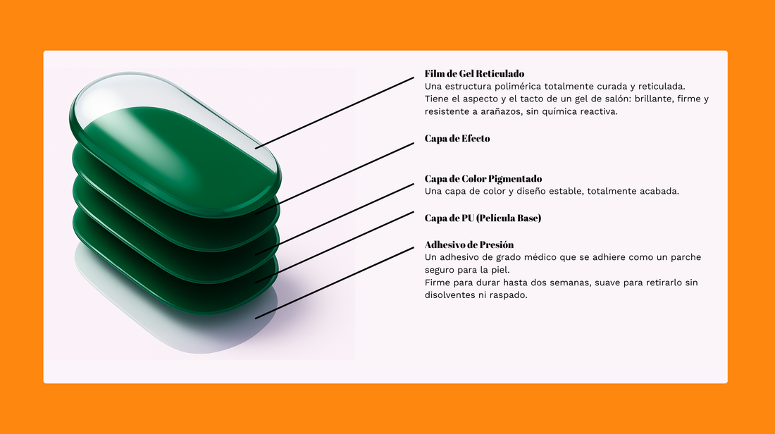comparación uñas adhesivas baratas vs premium acabado y calidad manicura