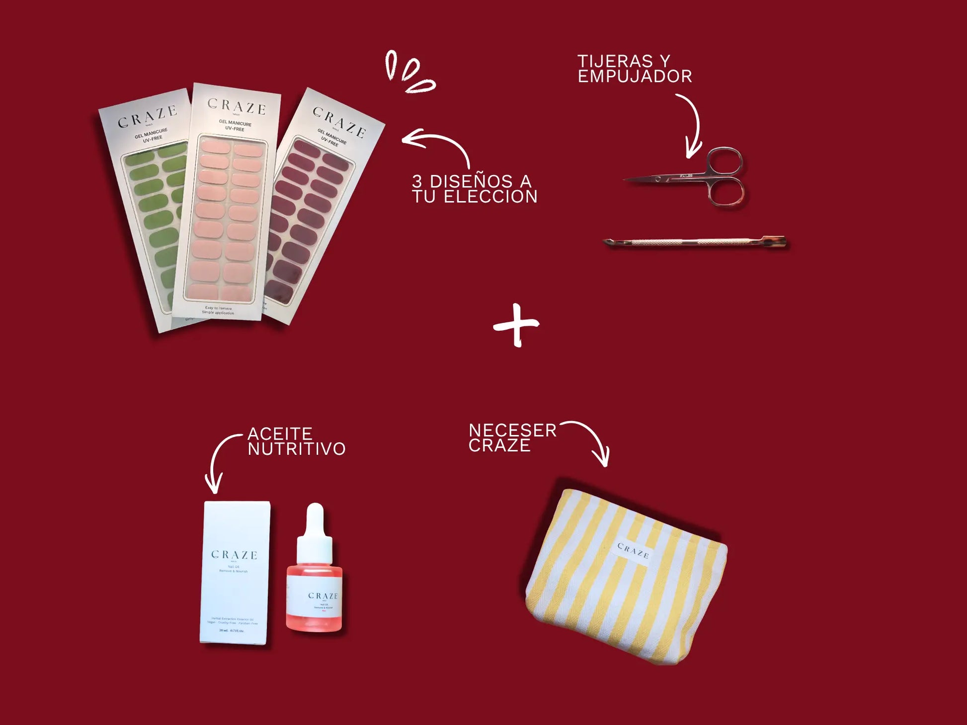 kit inicial para manicura facil en casa