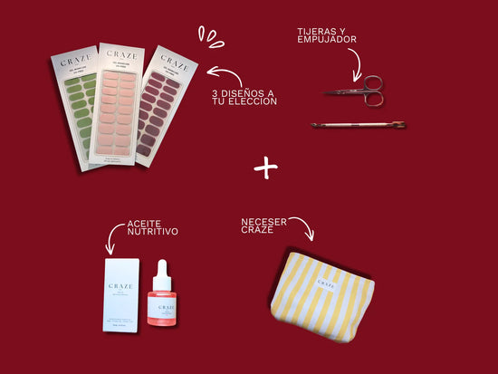 kit inicial como empezar con pegatinas para uñas donde comprar?